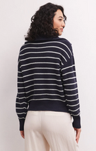 Villa Half Zip Stripe Sweater