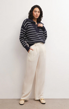 Villa Half Zip Stripe Sweater