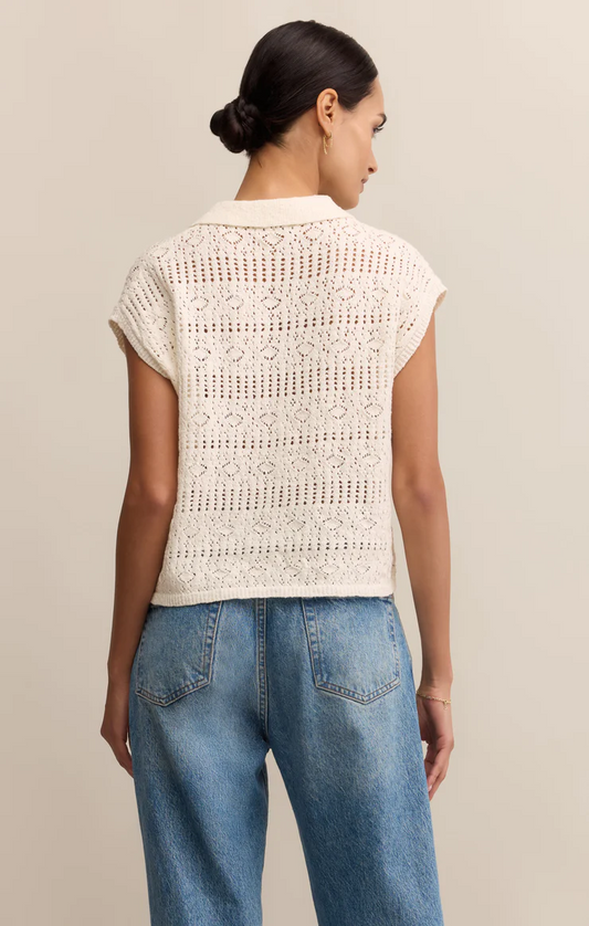 Kinsley Cotton Sweater Top