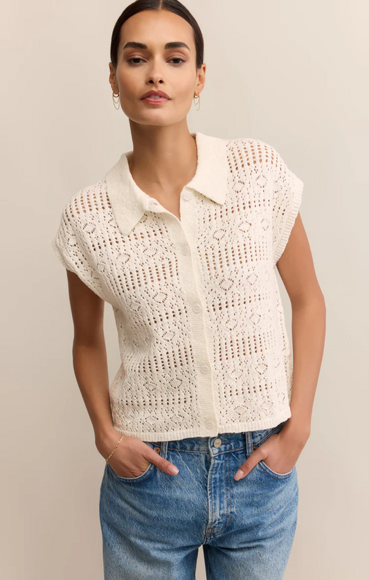 Kinsley Cotton Sweater Top