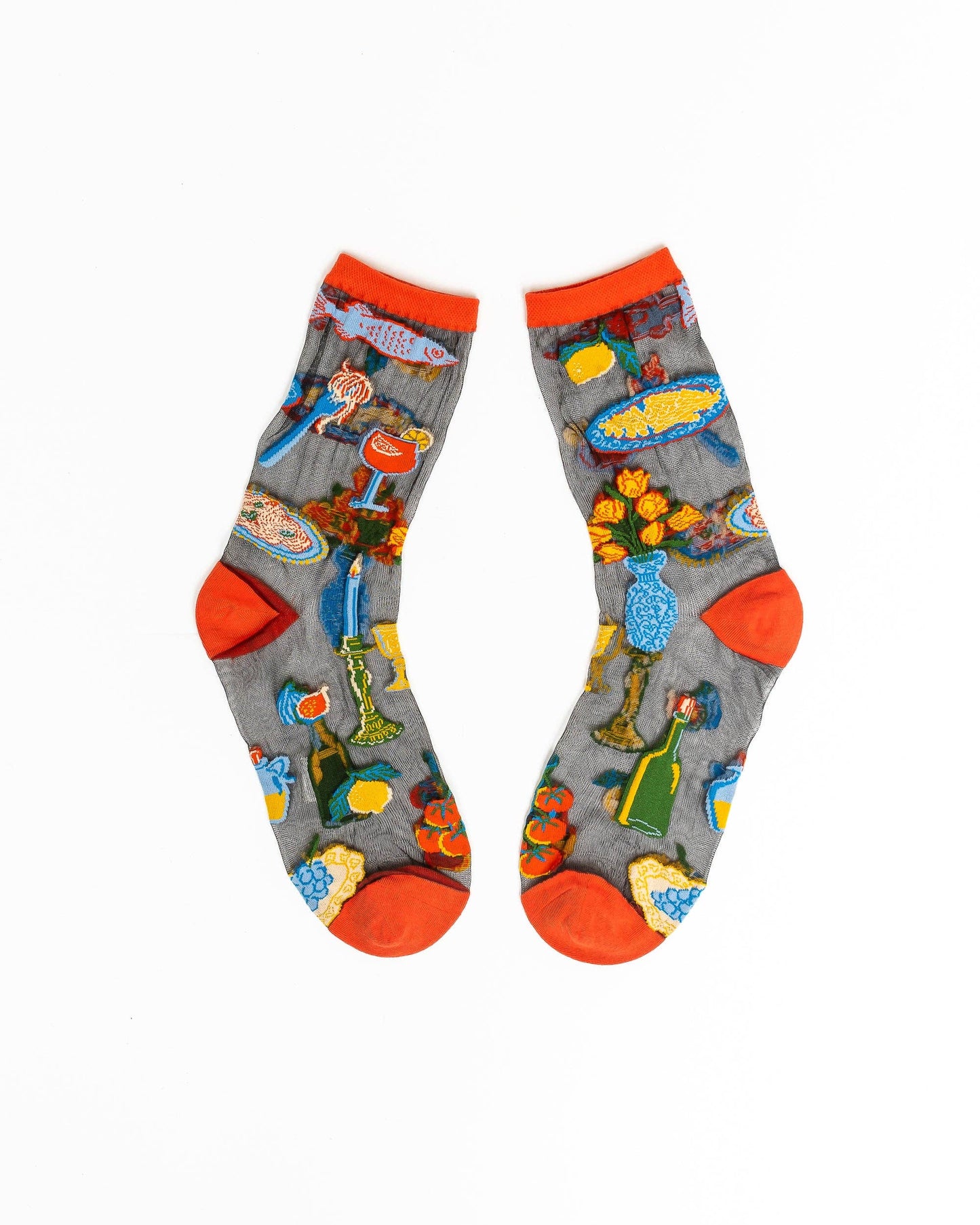 La Dolce Vita Sheer Crew Sock