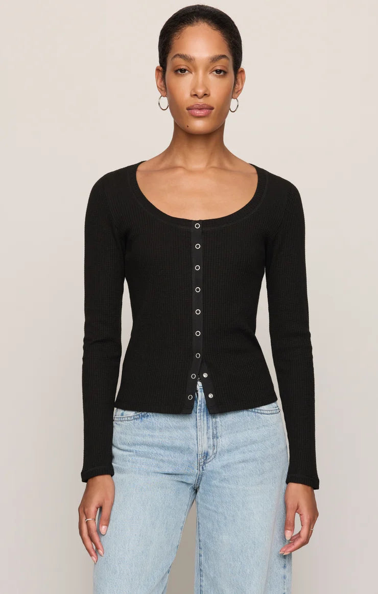 Albany Waffle Button Up
