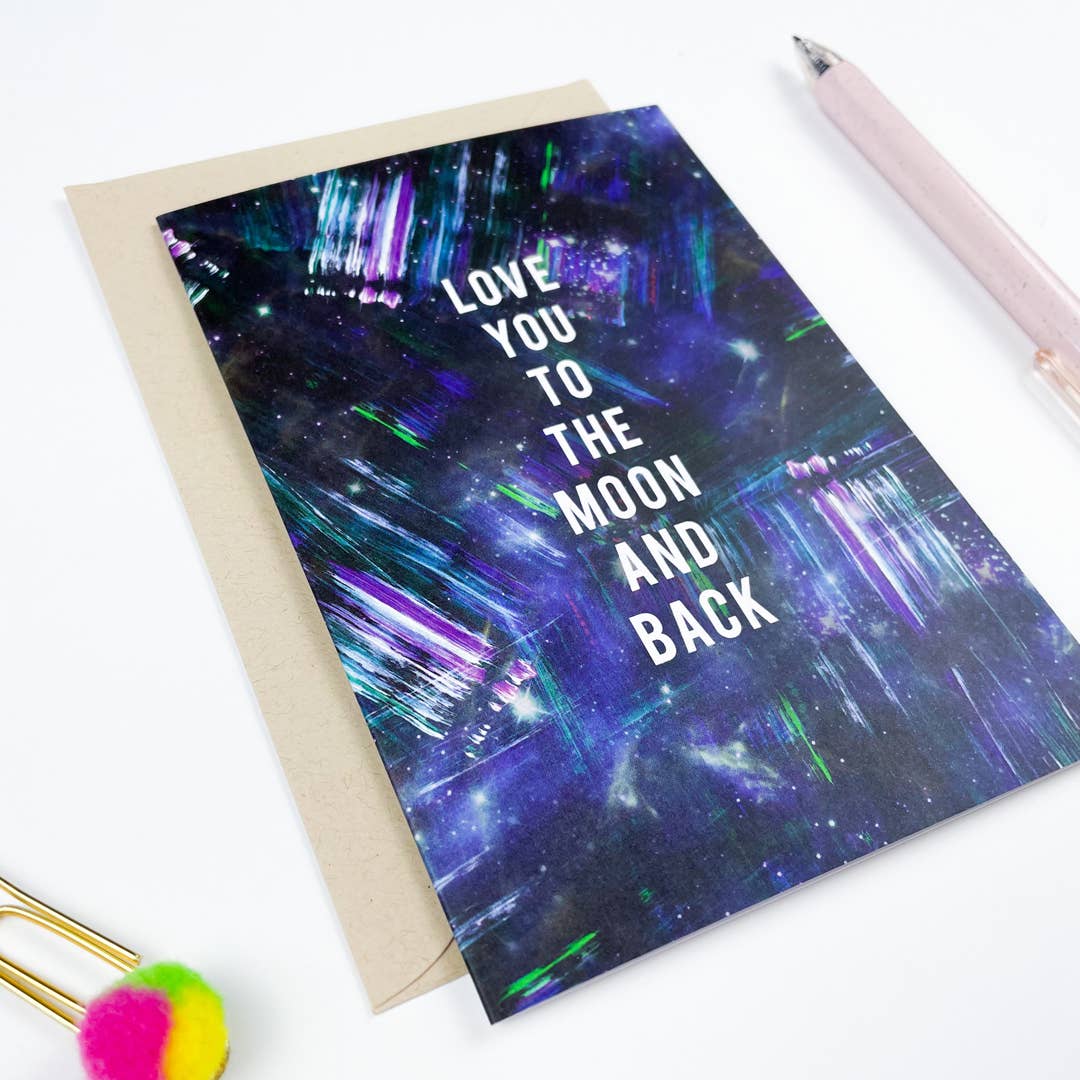 Love You To The Moon   Greeting Card