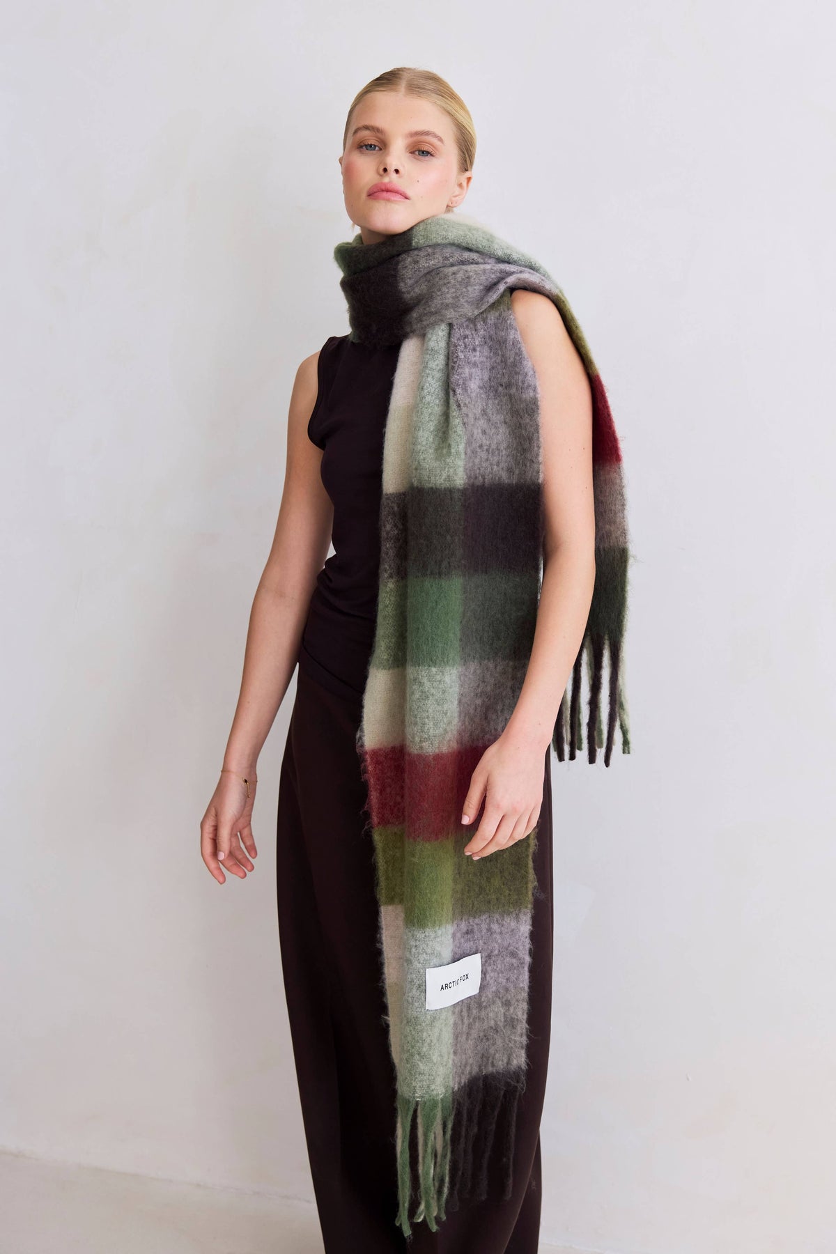 The Reykjavik Scarf - Mossy Green