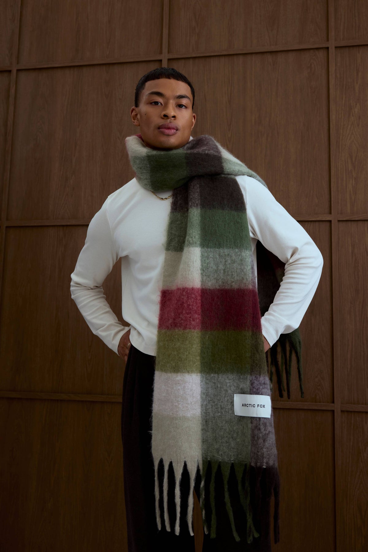 The Reykjavik Scarf - Mossy Green