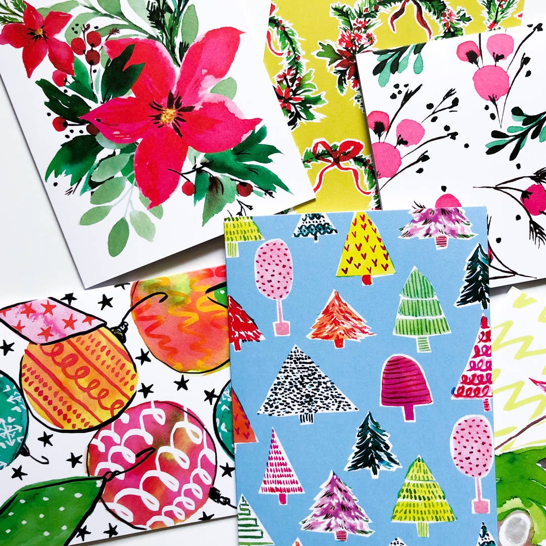 Bright Trees Christmas Card