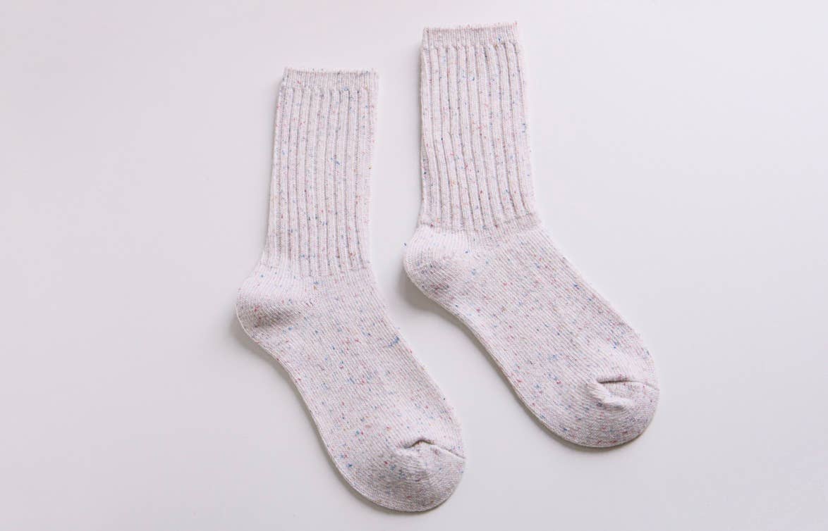 Wool Blend Crew Socks