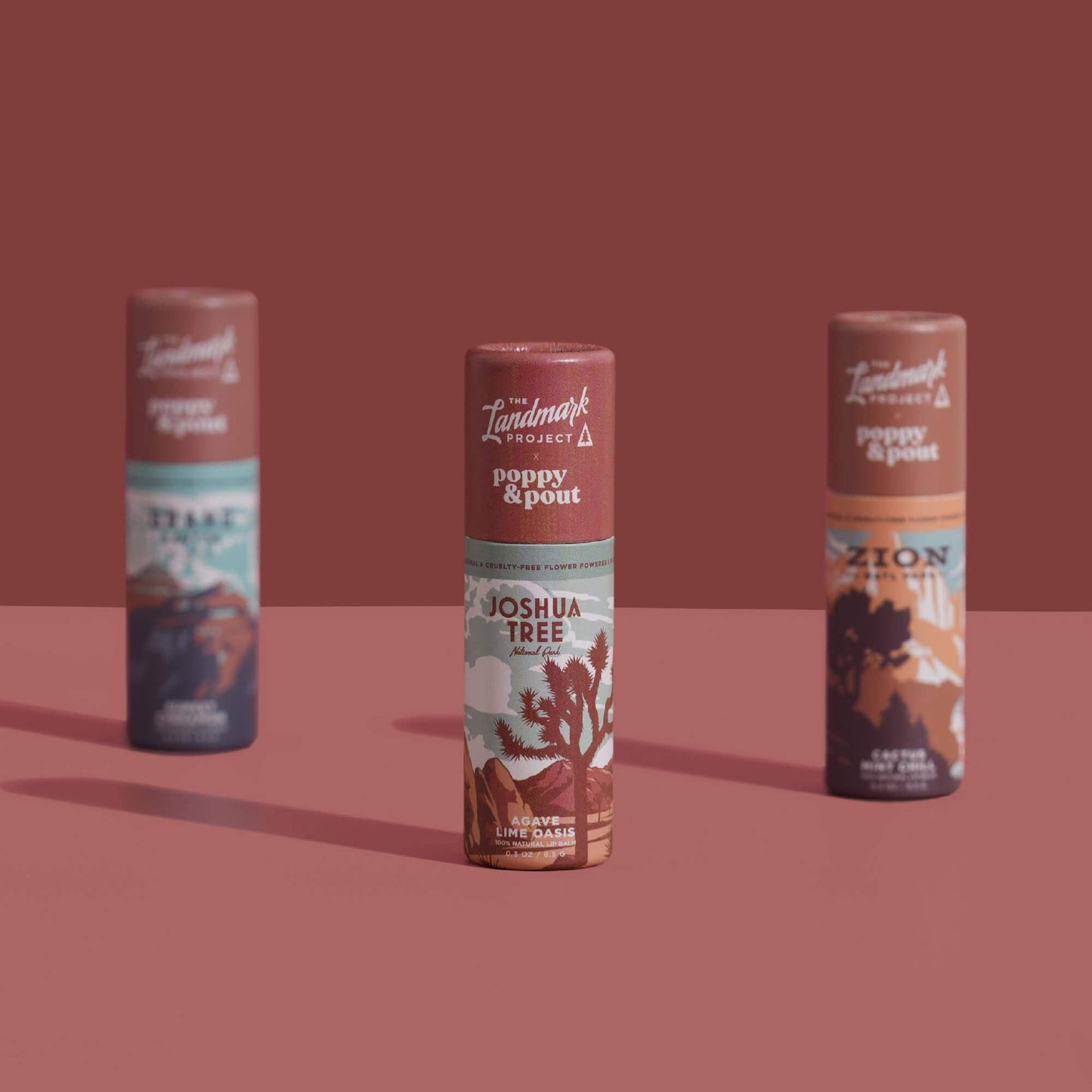 The Landmark Project Lip Balm Trio - Desert