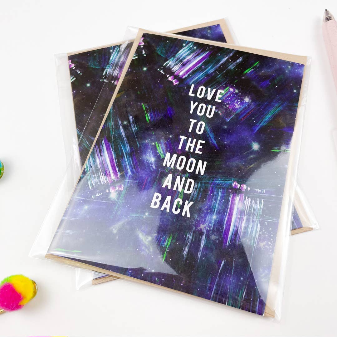 Love You To The Moon   Greeting Card