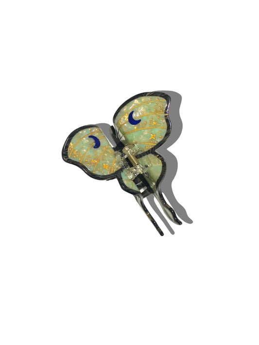 Luna Moth Claw Clip