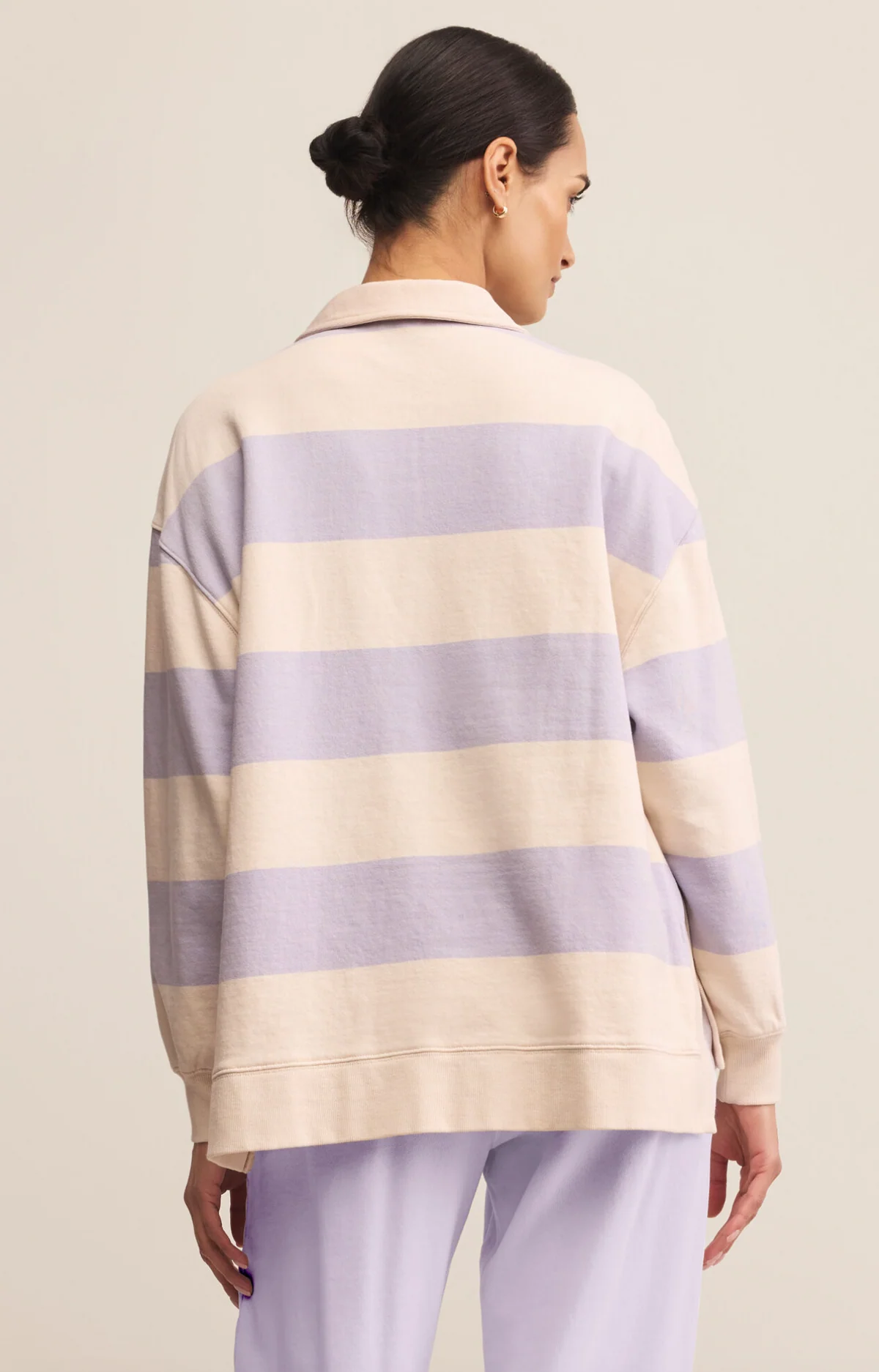 Rugby Brushed Fleece Henley