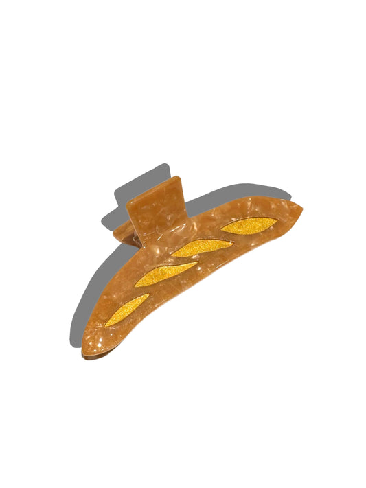 French Baguette Bread Claw Clip