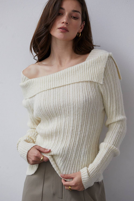 Shanie Off Shoulder Sweater