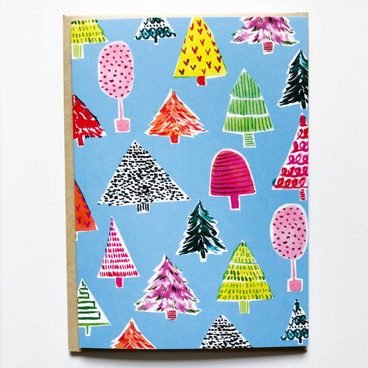 Bright Trees Christmas Card