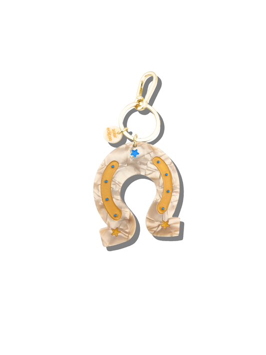 Lucky Horseshoe Bag Charm & Keychain