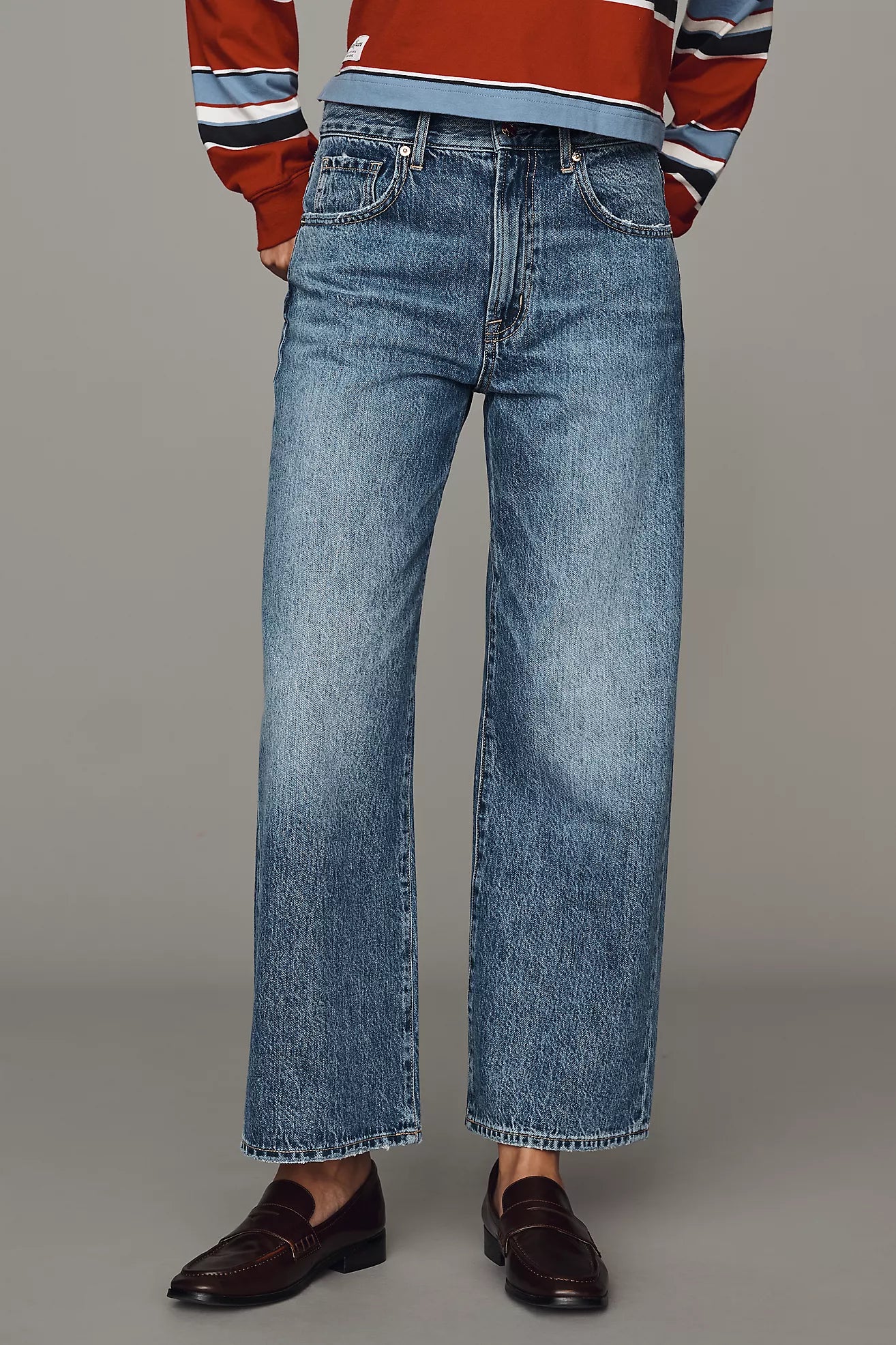 Larsen Ankle Relaxed Flare Jeans
