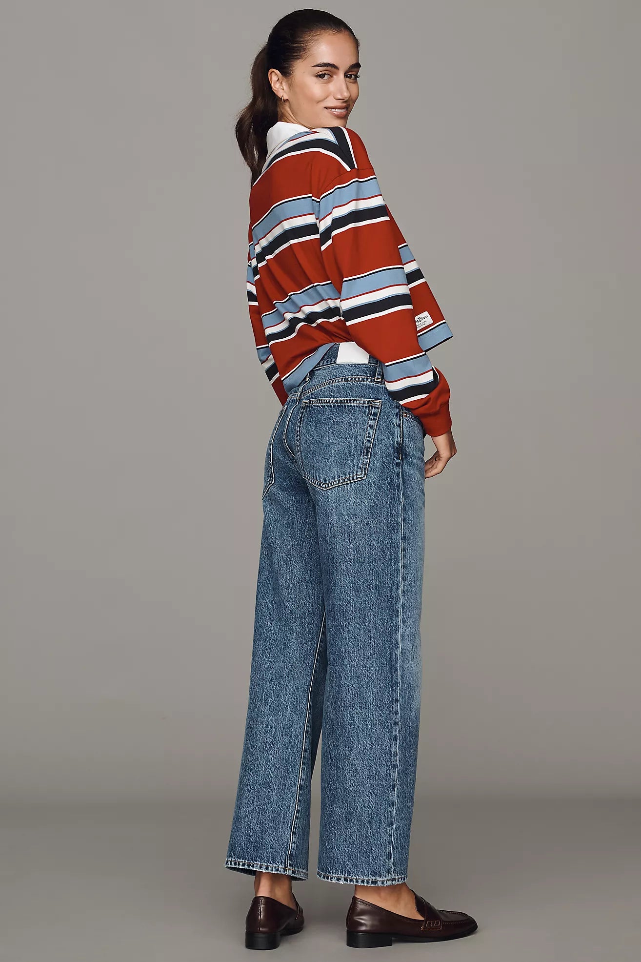 Larsen Ankle Relaxed Flare Jeans