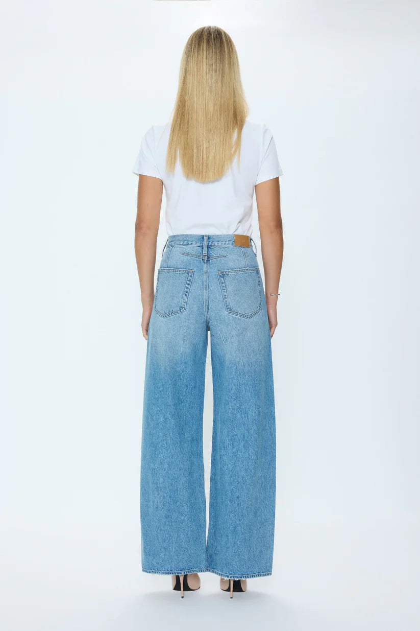 Sydney High Rise Bowed Wide - Hazy