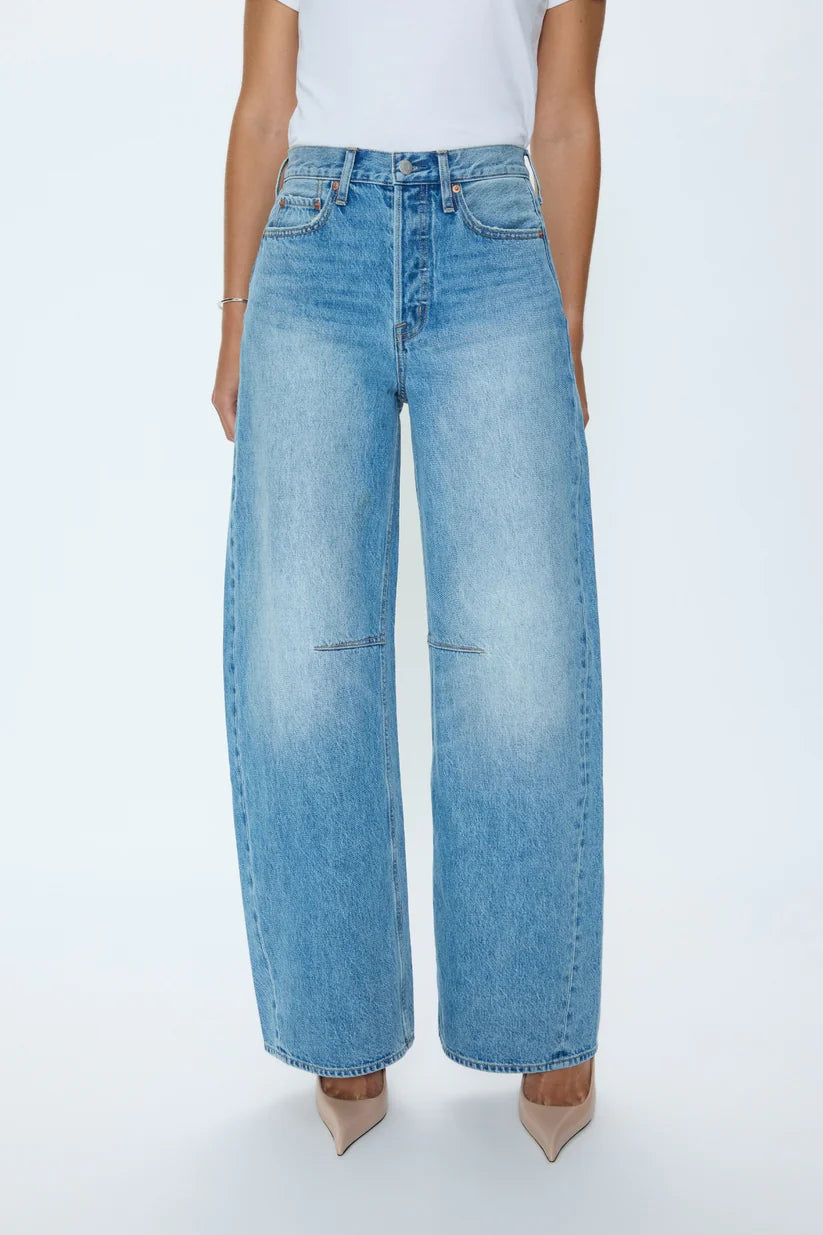 Sydney High Rise Bowed Wide - Hazy