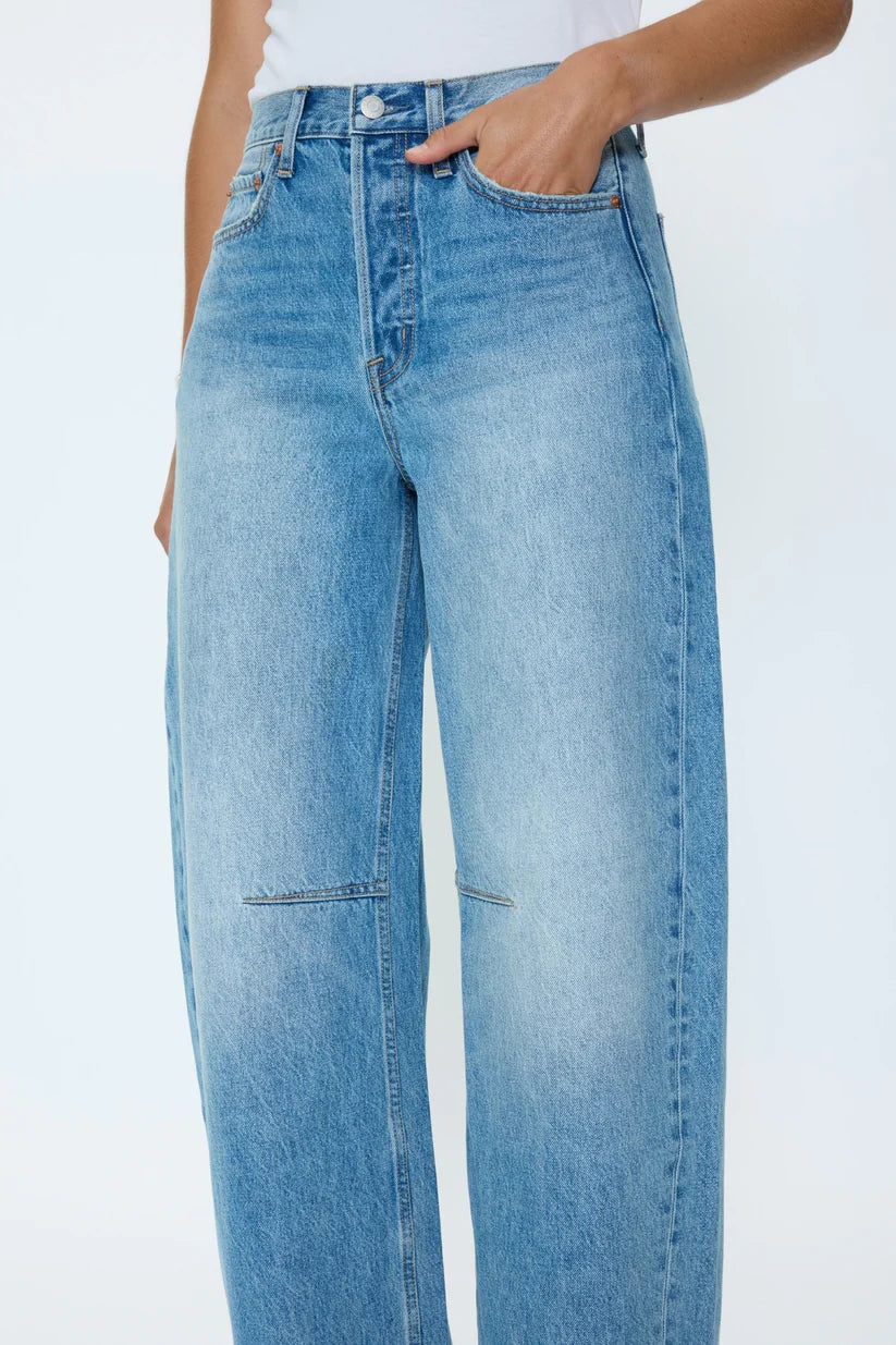 Sydney High Rise Bowed Wide - Hazy