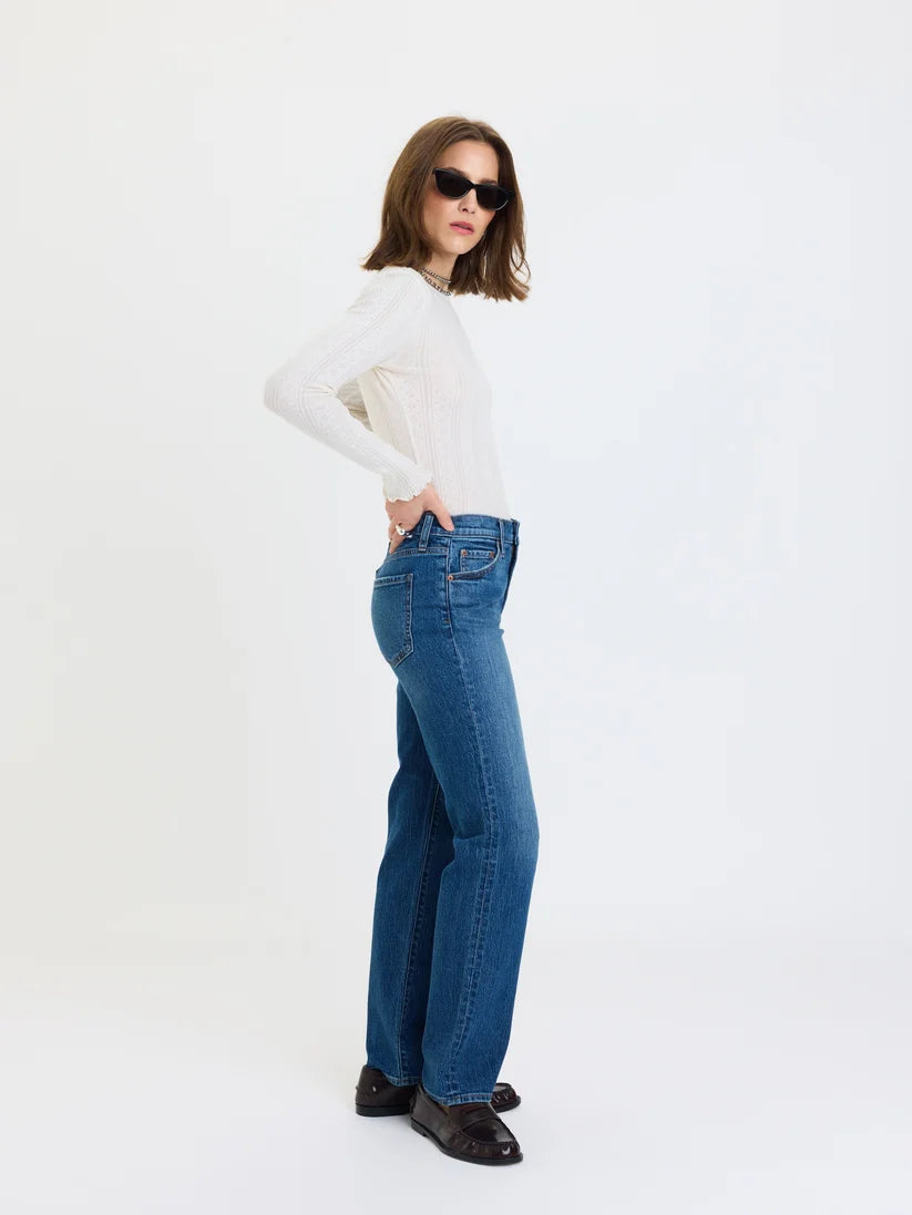 Rebel Mid Rise Slim Straight