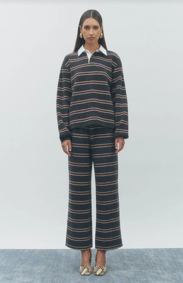 Striped Knit Trouser