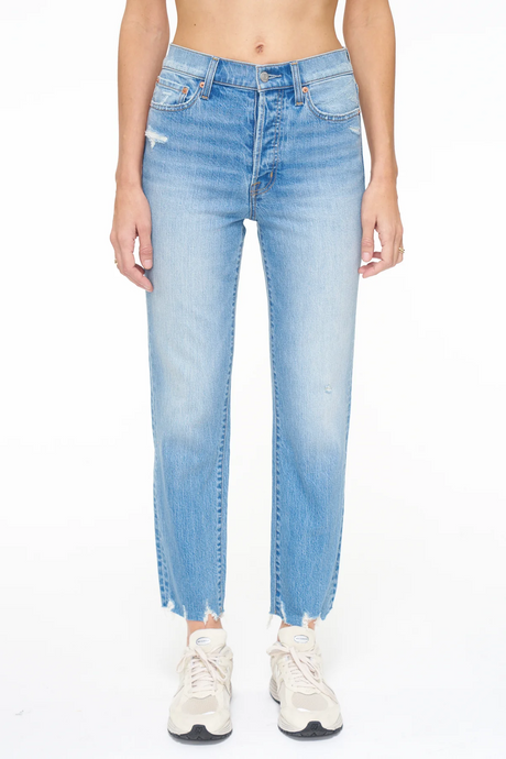 Charlie High Rise Classic Straight Ankle - Wave Vintage