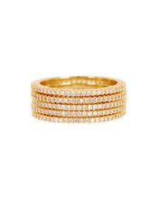 Classique Pave Rings Set