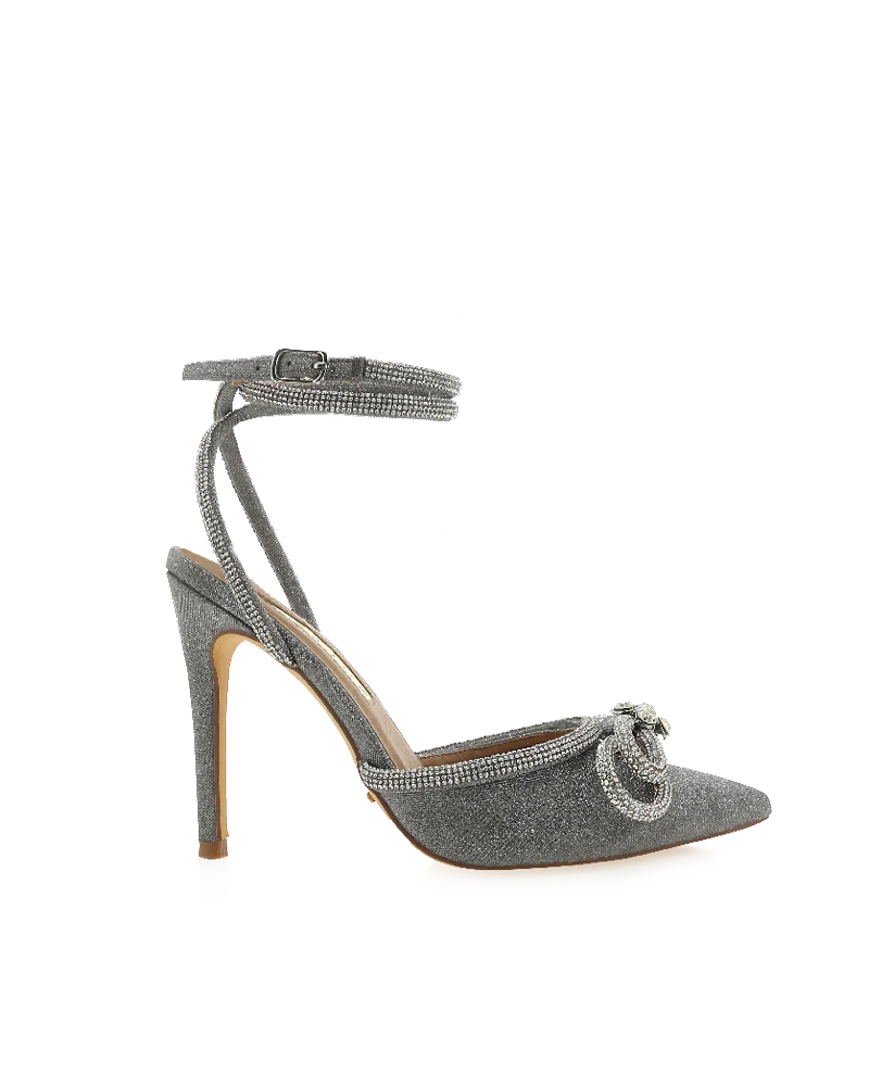 Elope Heels - Silver Glitter