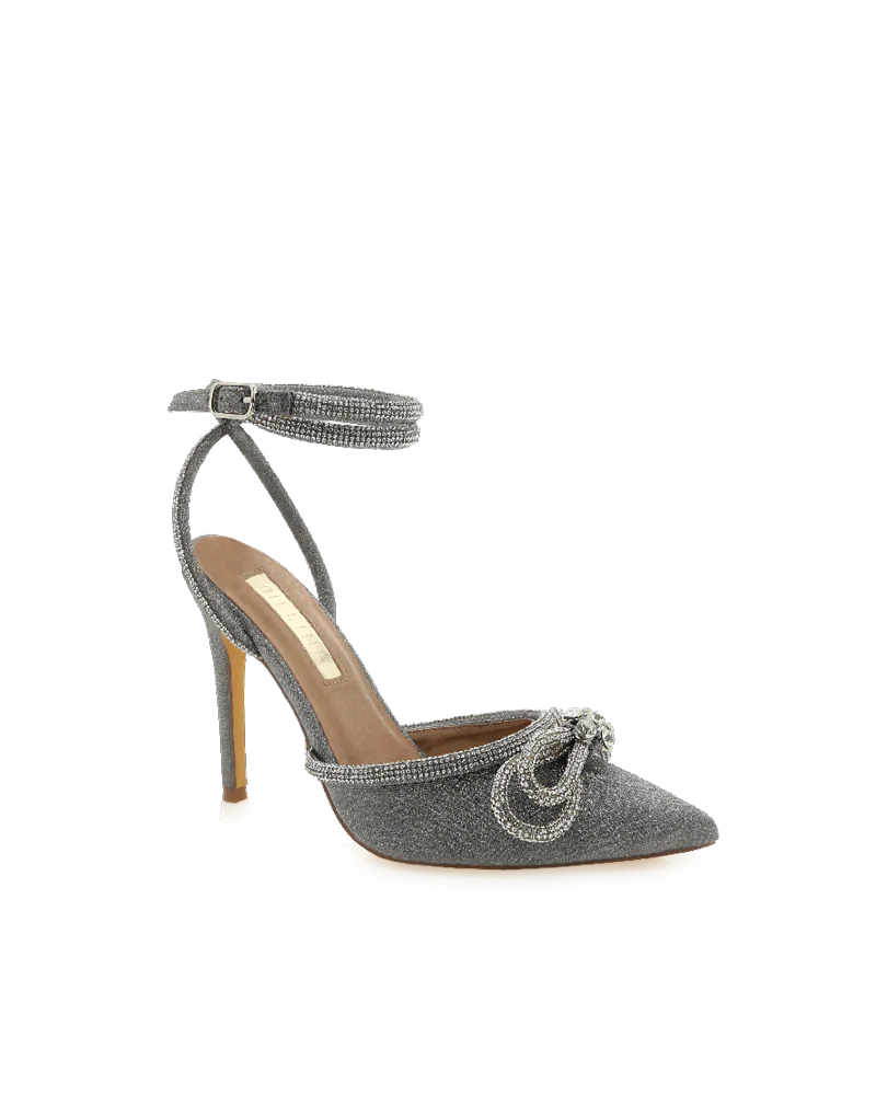 Elope Heels - Silver Glitter