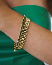 Luv Aj Bezel Emerald Ballier Bracelet