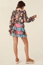 Cha Cha Shirred Mini Skirt - Jewel
