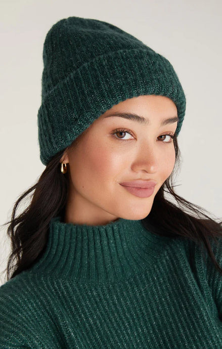 Z Supply Ribbed Beanie - Deep Sea