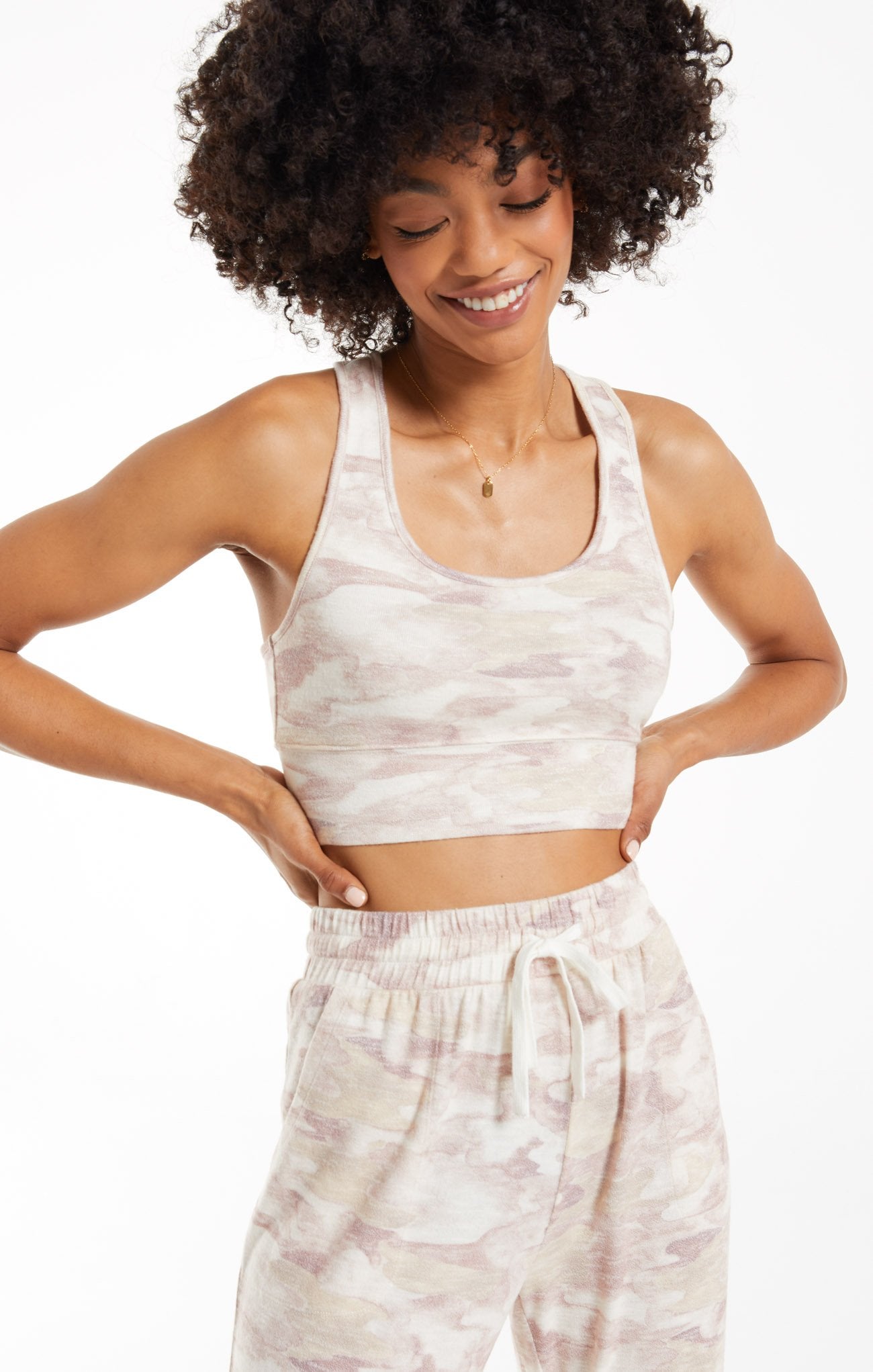 Sia Camo Tank Bra