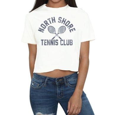 Retro Brands Tennis Club Crop Tee